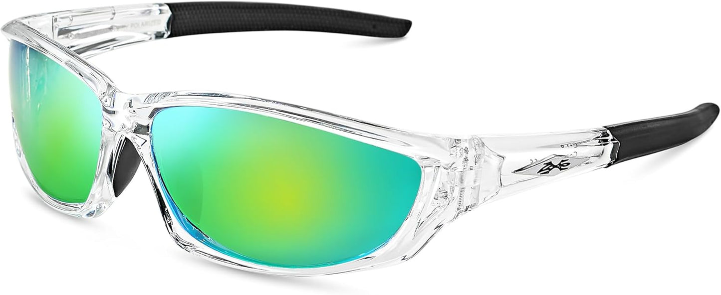Polarized Sports Sunglasses for Men - UV400 Protection for Baseball, Running, Cycling & Golf