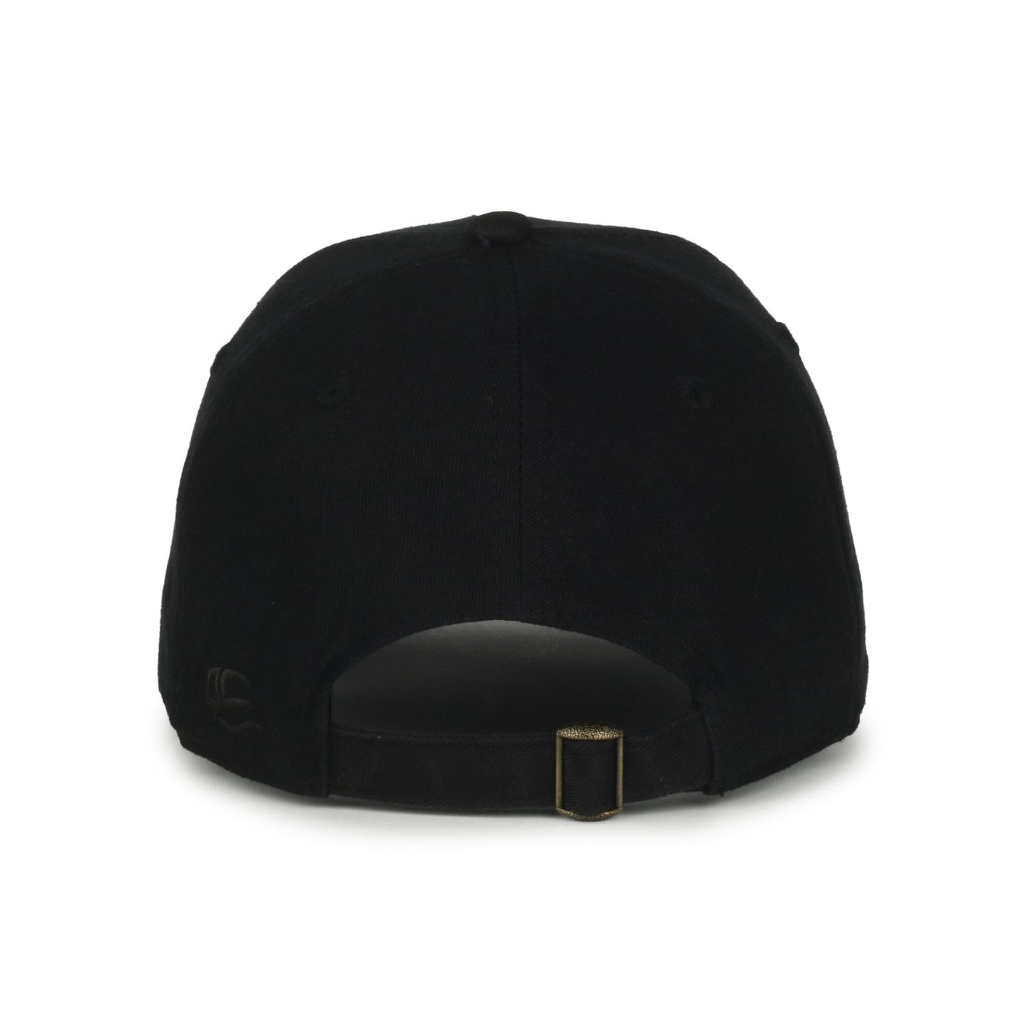 Outdoor Cap Blank Baseball Cap – Garment Washed Cotton Dad Hat, Low Profile Unstructured, Adjustable Tuck Strap, Black, One Size