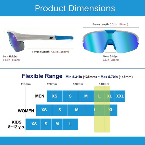 XII WY shield polarized Youth Kids junior Sports Sunglasses Cycling Running Golf baseball for Boys Girls