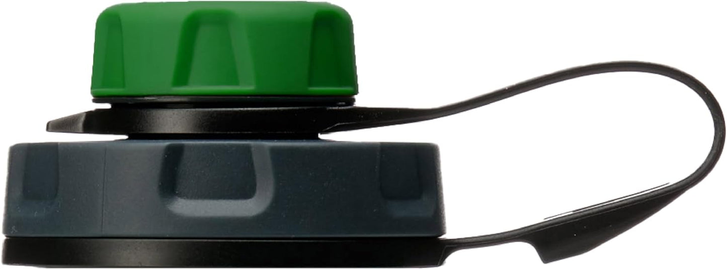 humangear capCAP+ | Converts Wide-Mouth Openings | Secure Easy Open | Food-Safe Material | Water Bottle Accessory Lid