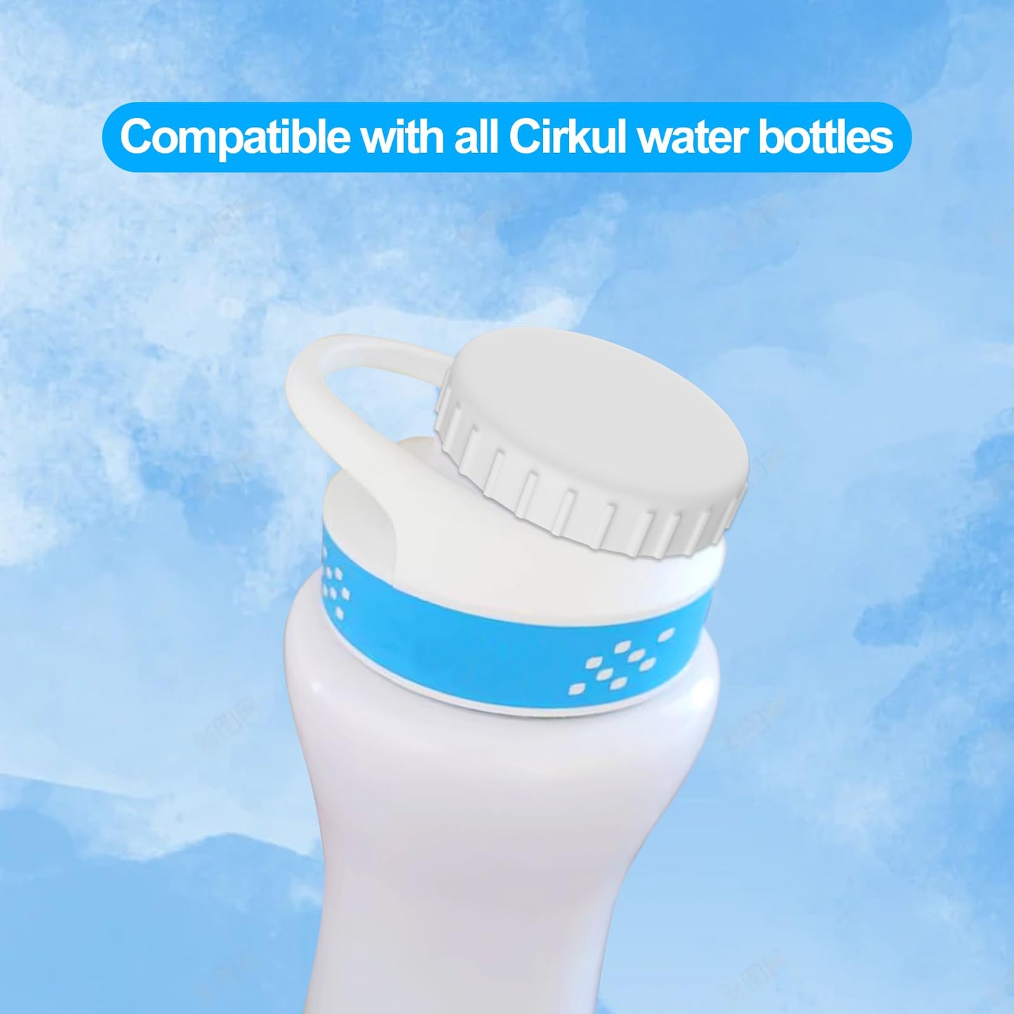 GFYYBKJ 2 Pack Keeper Caps for Cirkul Water Bottle, Compatible with Cirkul Flavors Cartridges, Accessories for Cirkul, Essential for Circle Water Bottle, Replacement Lid Cap for Cirkul Water Bottle