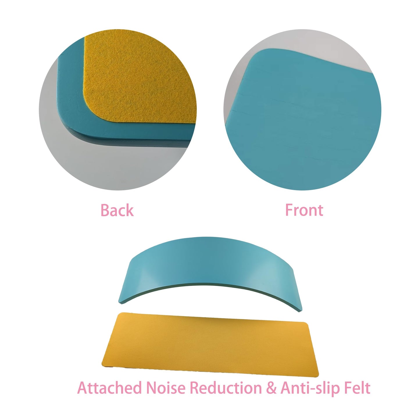 ARTAWEIN Cyan Wooden Balance Board | 33" Wobble Board for Kids | Montessori Learning Toy | Birthday Gift for 3-8 Year Olds | Durable & Safe | Supports Up to 480 Pounds | Endless Fun & Imagination