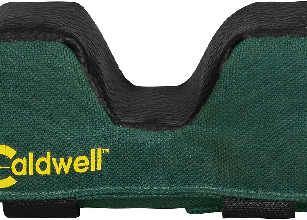 Caldwell Filled Universal Front Rest Bag with Durable Construction and Hook and Loop Straps for Outdoor, Range, Shooting and Hunting