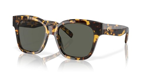 Costa Del Mar Nusa Sunglasses, Tortoise/Grey 580G, 54 mm