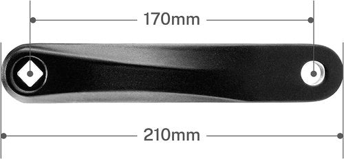 Epessa Crank Arm Left Available in Diamond Hole and Square Hole,170mm