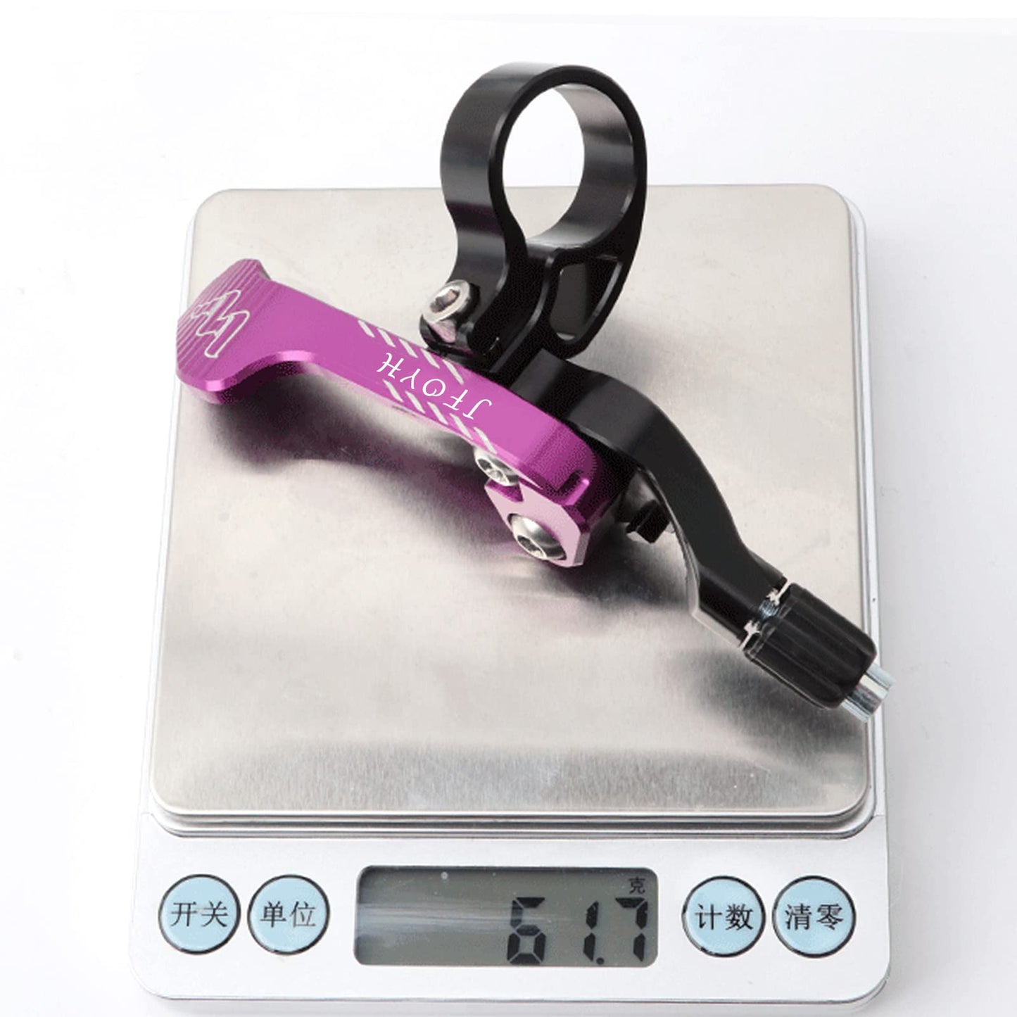 JFOYH Mountain Bike Dropper Post Remote Lever Kit for External and Internal Routing Dropper Seatpost - Blue