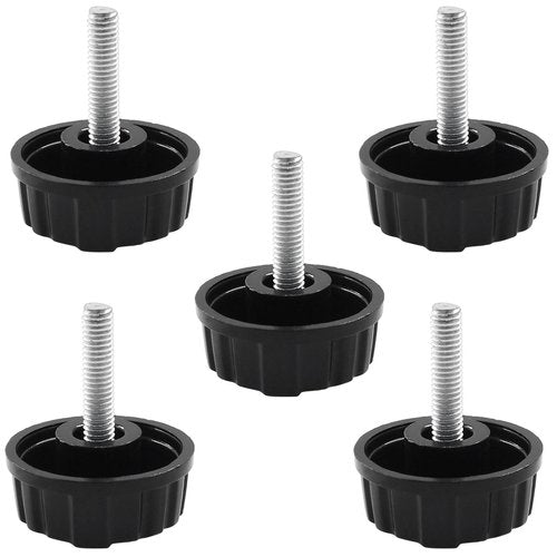 Cionyce 5Pcs Universal Fishing Reel Handle Screw Caps, Fishing Reel Replacement Parts for Spinning Reel Knob Crank Power Handle Grip