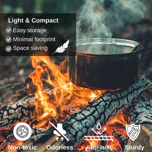 Backpacking Cookware Set - Mini Camping Mess Kit with Pot & Pan for Hiking