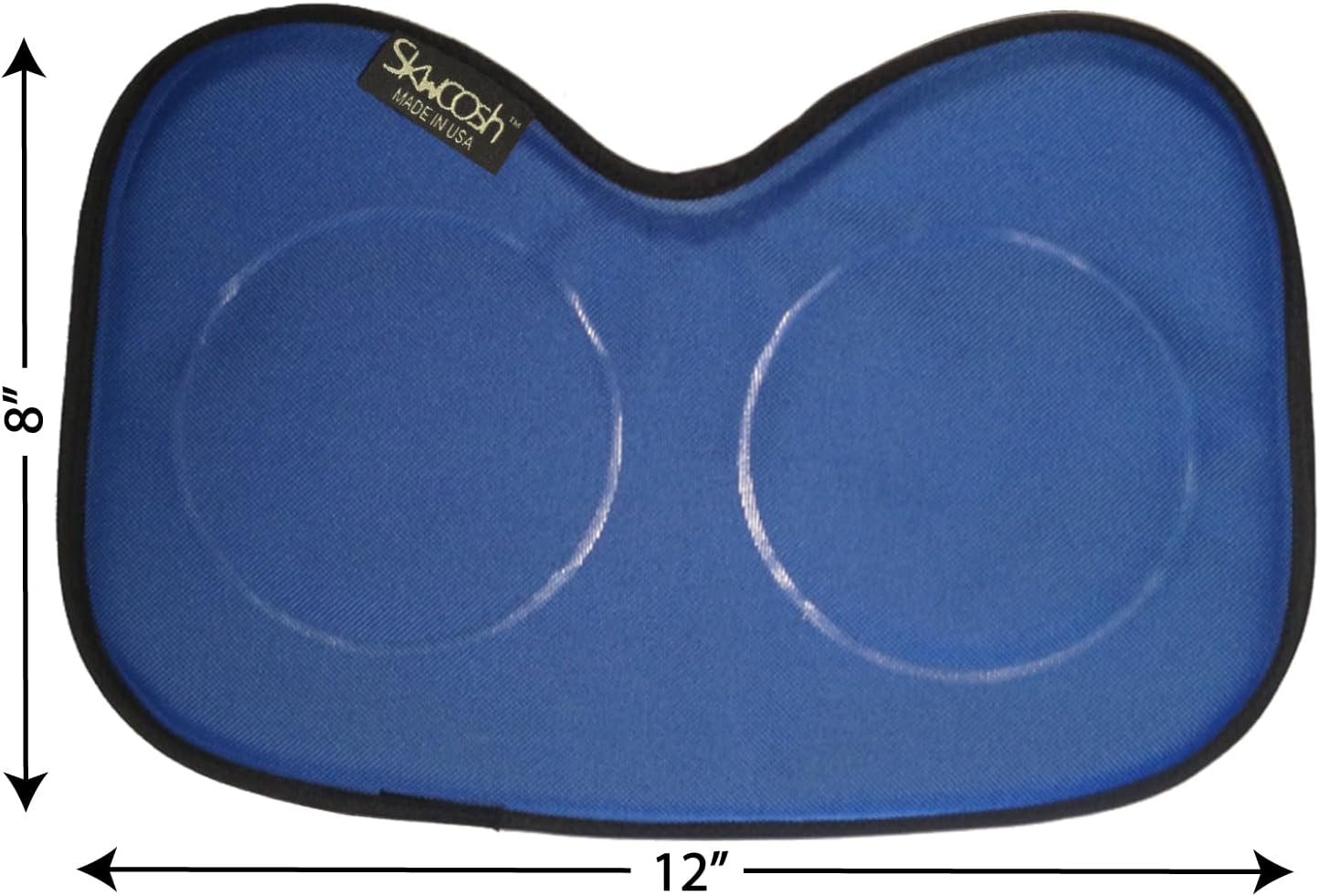 Skwoosh Row Pad Seat Cushion for Masters, Students, Scullers, Dragonboat, Outriggers, Accessories | Fits Concept2 | Gel Pressure Sitz Bone Comfort Relief | Made in USA (Royal Blue)