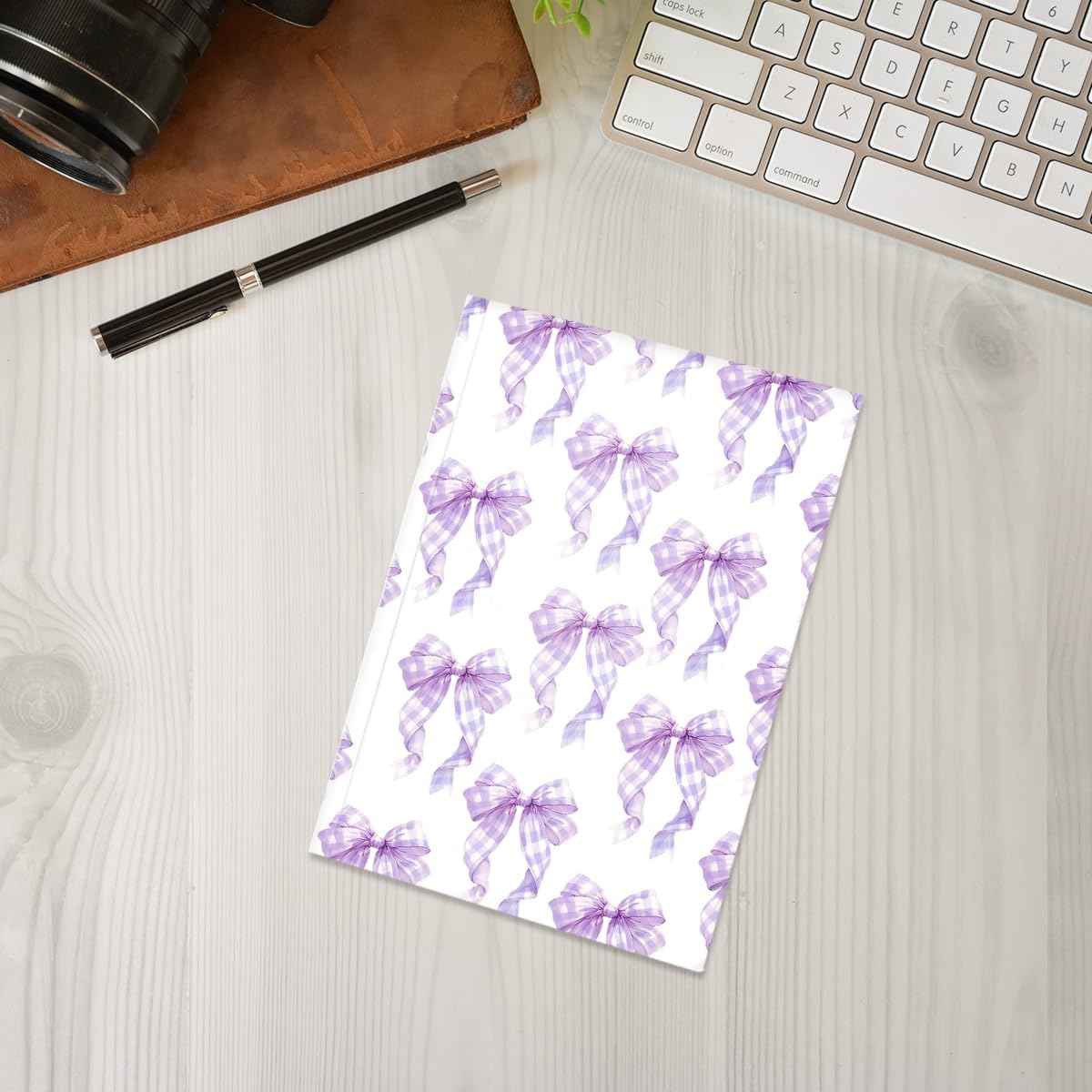 Pink Bow Notebook Journal, A5 Journal Notebook for Office Note Taking, 8.3 x 5.8 inch Writing Diary Subject Notebooks Planner, Travel Journaling-11