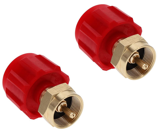 Gas One 2-Pack Propane Refill Adapter for 1lb Propane Tanks & Fits 20lb Propane Tank