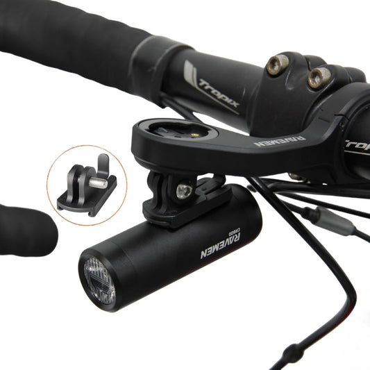 RAVEMEN CR600 Bike Front Light Upside Down Mount with AUB01 600 Lumens Anti-Glare Beam IPX6 Waterproof Bike Headlight for Road Urban Cyclists