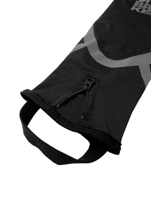 UBK MADE Shin Sleeves Pro Reflective 7mm Neoprene, Deadlift, Rope Climb, Box Jumps for Men and Women(ONE Piece) (L/XL)