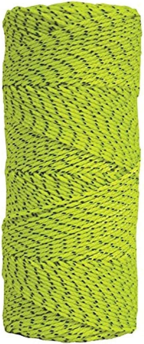 Kraft Tool BC354 Bonded Braided Nylon Line (Green & Black) - 500' Tube, multi, one size