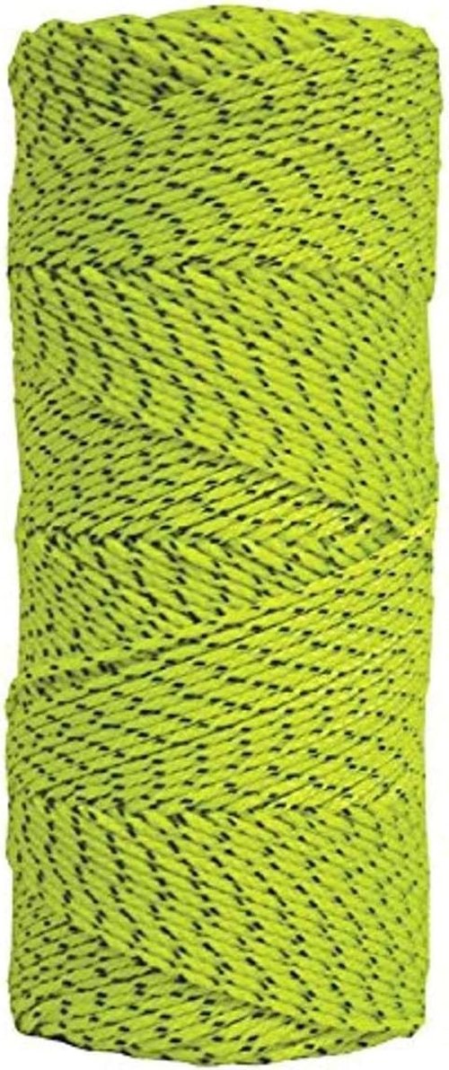 Kraft Tool BC354 Bonded Braided Nylon Line (Green & Black) - 500' Tube, multi, one size