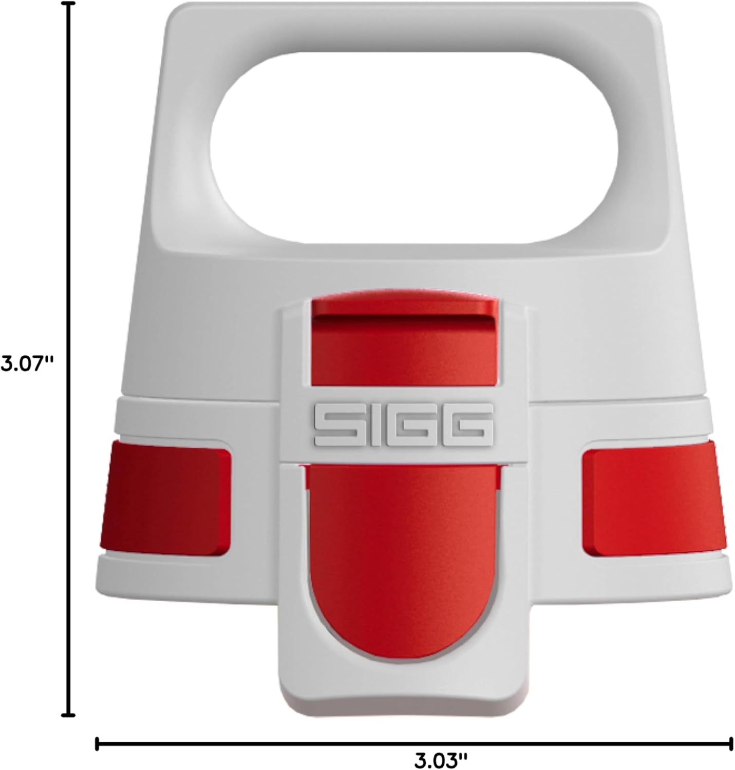 SIGG - WMB ONE Top (One Size) - Replacement Lid Wide-Neck Water Bottles - Flip Top - Gasket Included - Accessories