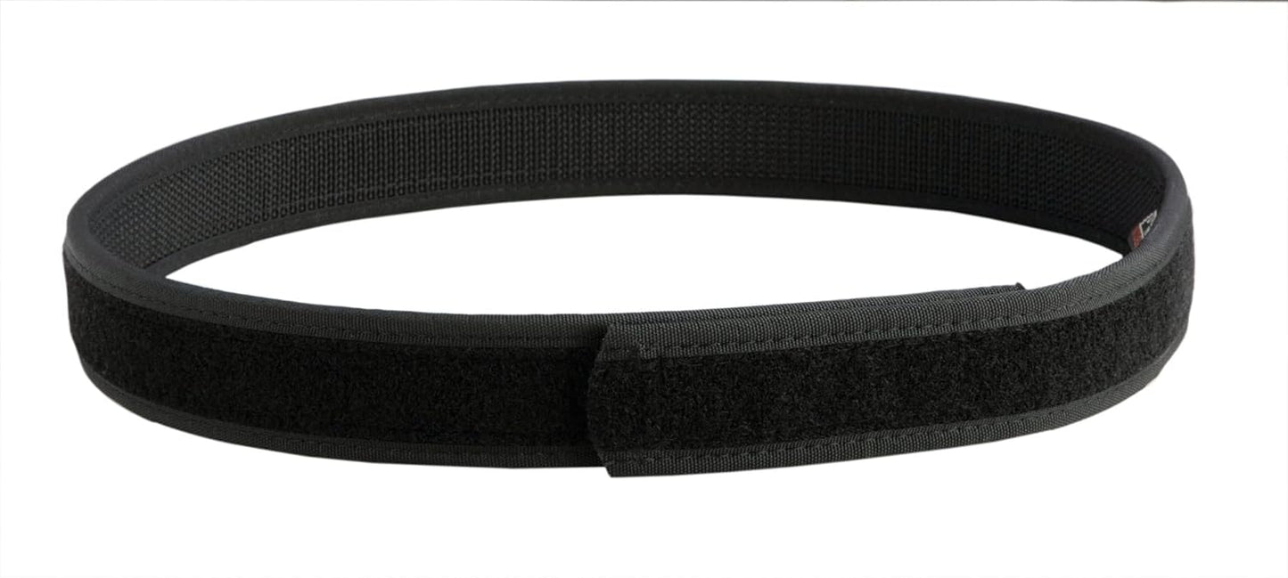 Uncle Mike's Kodra Nylon Web Ultra Reversible Inner Duty Belts with Hook and Loop Lining (Medium, Black)