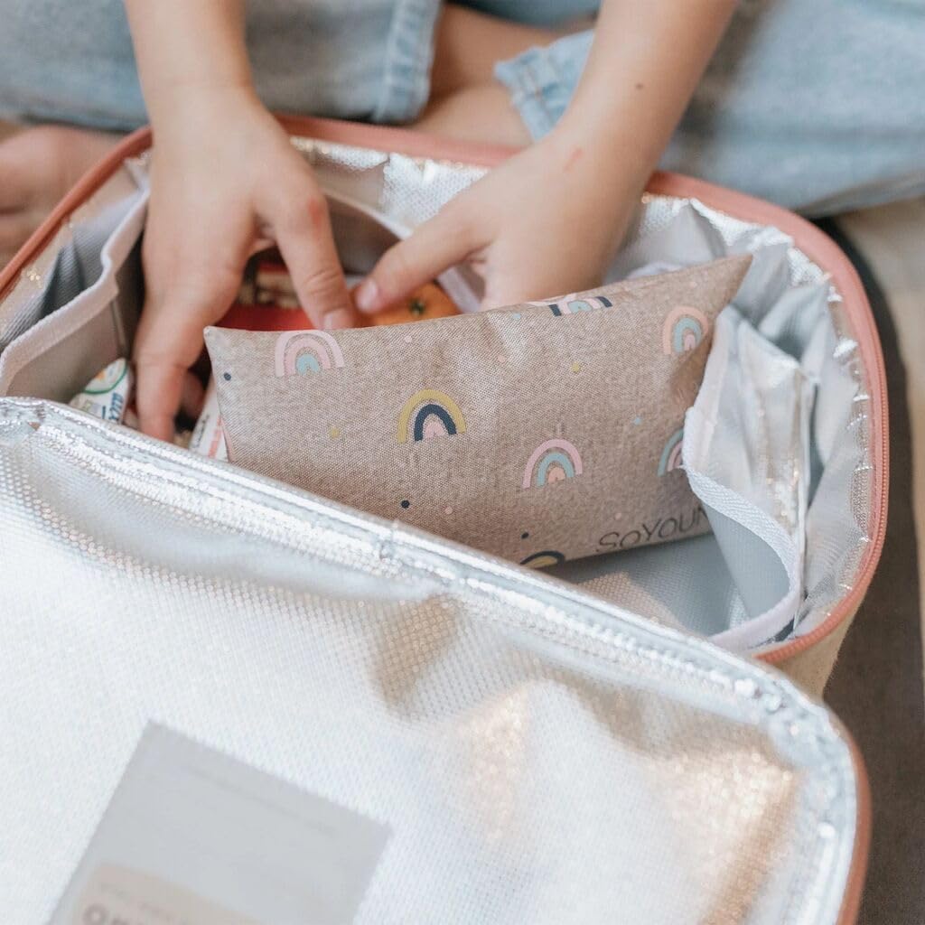 SoYoung Ice Pack - Adults - Kids - Lunch Boxes - Coolers - Backpacks - Eco-Friendly - Non-Toxic - Blue Dinosaur