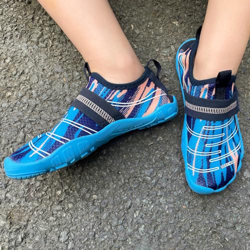 SEEKWAY Barefoot Water Shoes for Kids - Wide Toe Box and Quick-Dry Sand Shoes Toddler for Hiking Swim Beach Pool Kayak Sport Accessories, Camping Essentials Must-Haves for Boys Girls Sizes
