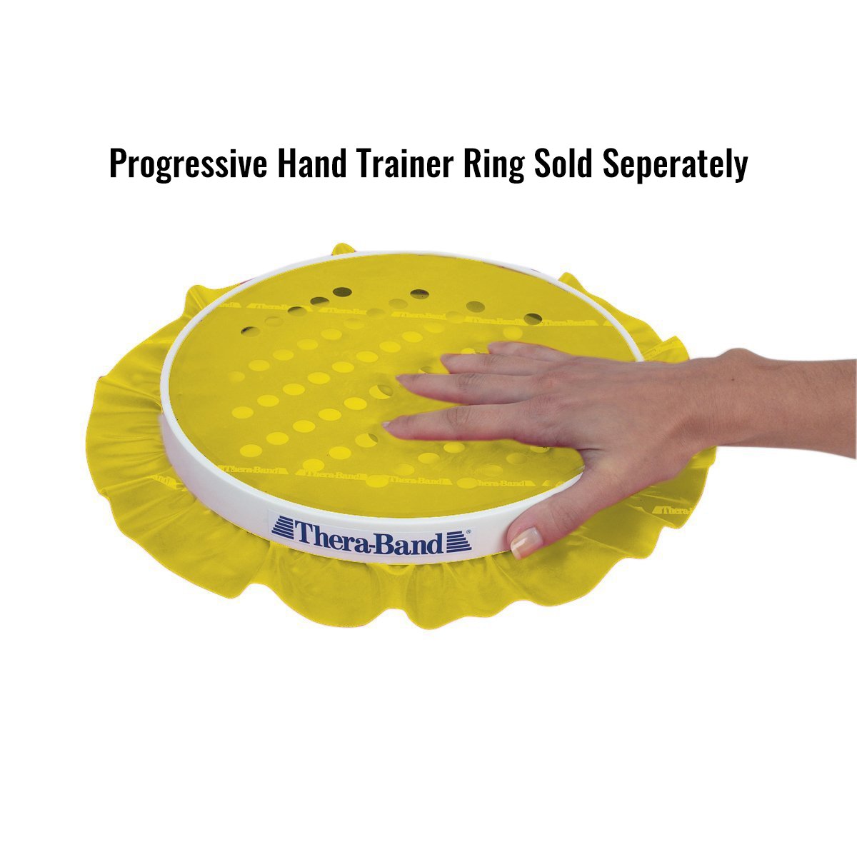 TheraBand - 11853 Hand Xtrainer, Non-Latex Hand Exerciser for Progressive Hand Therapy, Strengthen Fingers, Hands and Forearms, Grip Trainer, Strengthener, Helps Relieve Joint Pain, Red, Soft, Beginner