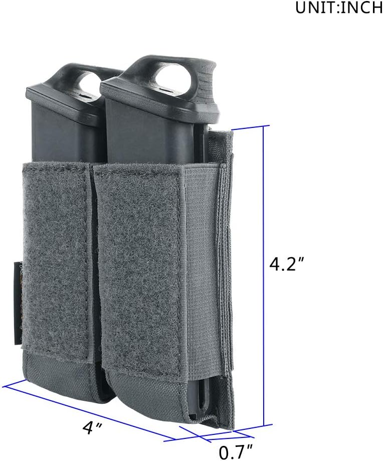 EXCELLENT ELITE SPANKER Tactical Open Top Double/Triple Pistol Mag Pouch for Glock M1911 92F Magazines 40mm Grenade