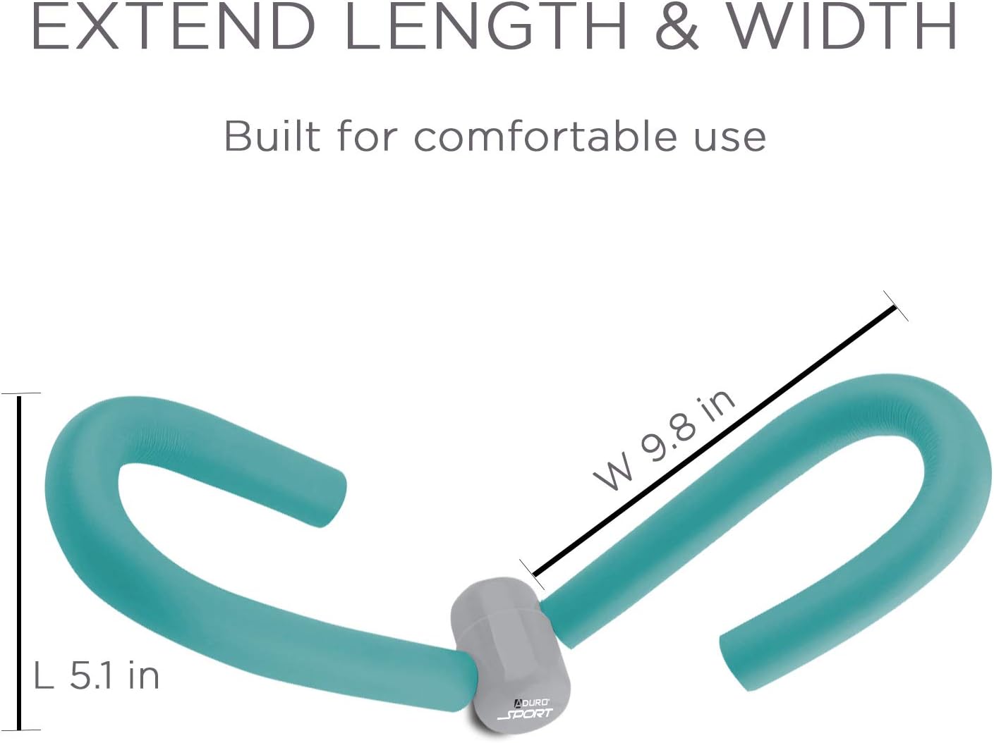 Aduro Sport Inner Thigh Exercise Equipment for Women, Full Size Thigh Toner Leg Exercise Trainer [Improved Version]