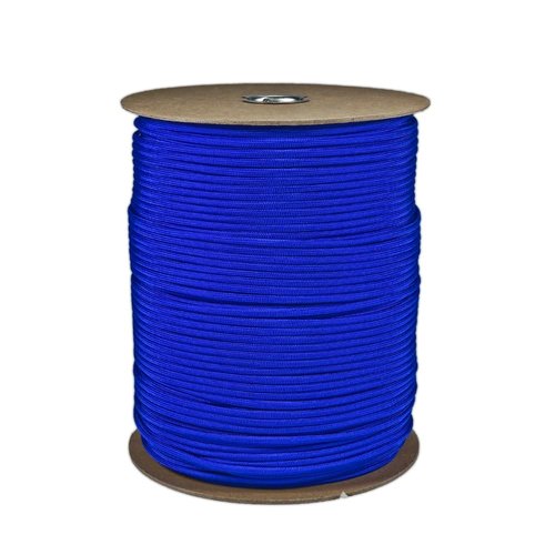 Paracord Planet Blue 550 Paracord – All Our Solid Shades of Blue in One Spot – Sizes Range from 10’-1000’ – Electric Blue