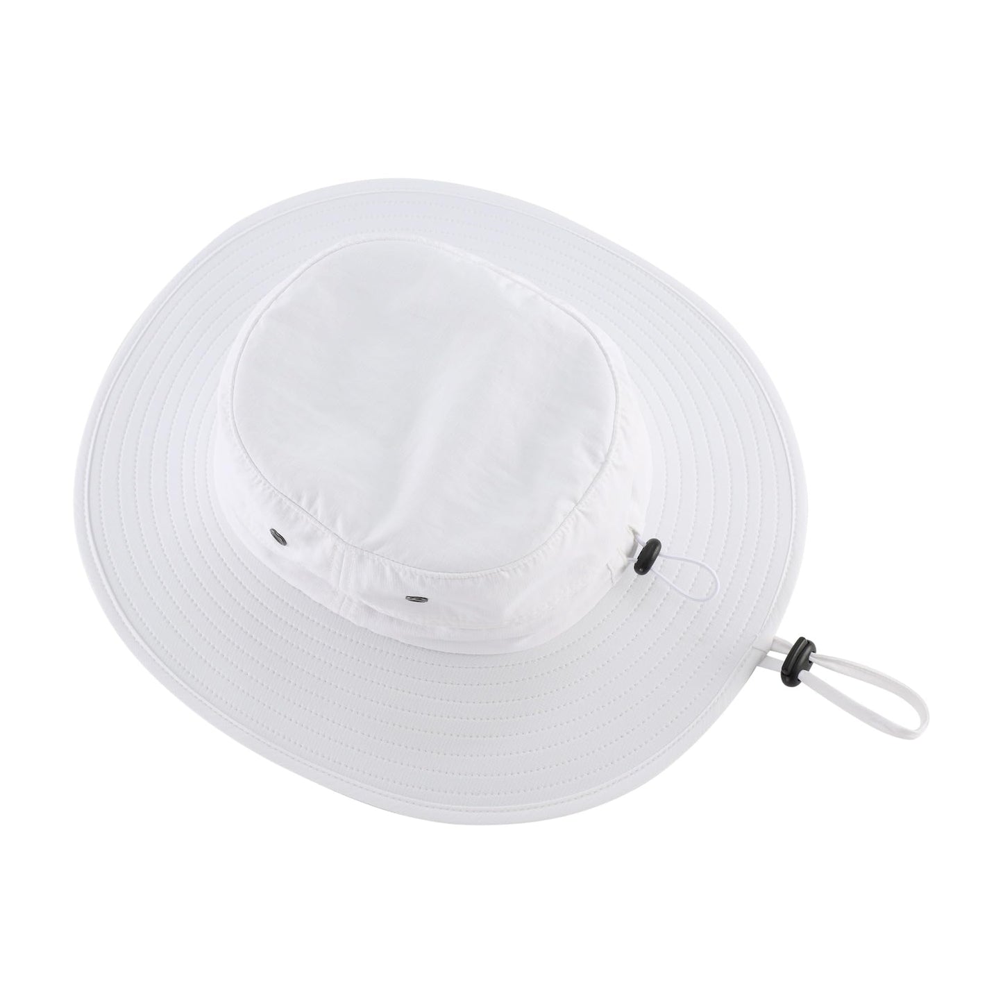 Home Prefer UPF50+ Mens Sun Hat Wide Brim Fishing Hat for Men Womens Sun Protection Bucket Hat for Beach Gardening Golf White