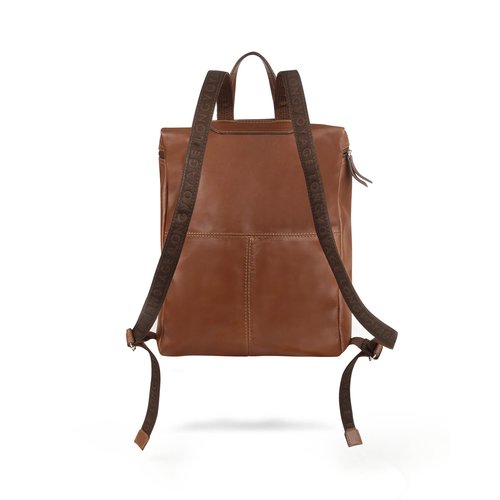 LONGVOYAGE Backpack - Backpack Peau | Brown Leather, Coffee, M