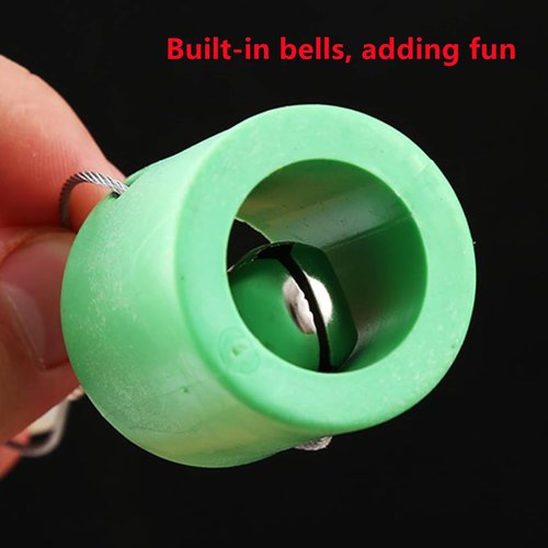 Malijnxin 2 Pcs Slingshots Targets with Bells Silicone Practice Targets Slingshots Training Targets Slingshot Shooting Training Practice Target for Adult Practice Outdoor Hunting Accessorys