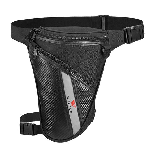 Bike Pouch,YIWENG Multifunctional Reflective Drop Leg Bag Motorcycle Bike Cycling Outdoor Casual Waist Pack Thigh Bag, Mb09