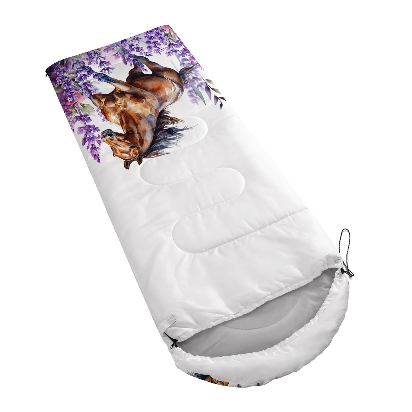 AILONEN Horse Camping Sleeping Bags for Girls Boys Adults Backpacking,Cold Weather & Warm,Lightweight Compact Camping Backpacking for Warm Camping Hiking Outdoor Travel Hunting