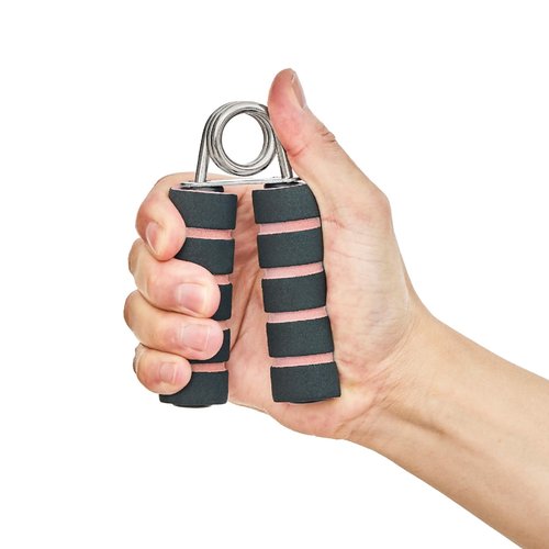 Pro Impact Hand Grip Wrist Strengthener/Grip Strength Trainer for Home Workout/Finger Exercise/Forearm Stretcher/Stress Relief- Adjustable Resistance, Heavy Duty, Non-Slip (2 Pieces) (Pink)