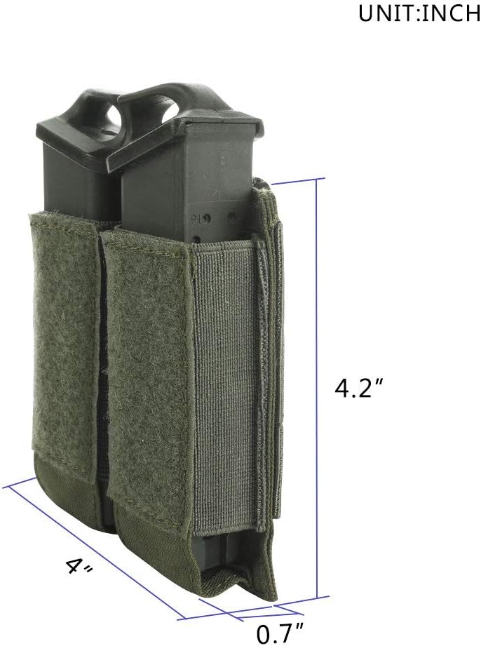 EXCELLENT ELITE SPANKER Tactical Open Top Double/Triple Pistol Mag Pouch for Glock M1911 92F Magazines 40mm Grenade