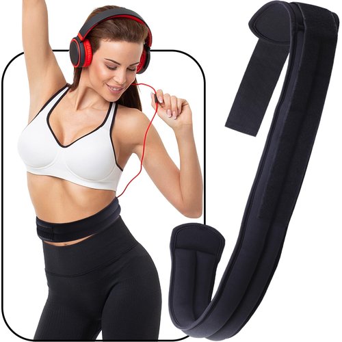 Sefulei Weighted Belt 30"-42"Adjustable Sport Fitness Belt for Abs Strengthening Workout Body Shaping Core and Weight Loss (Basis 10LB)