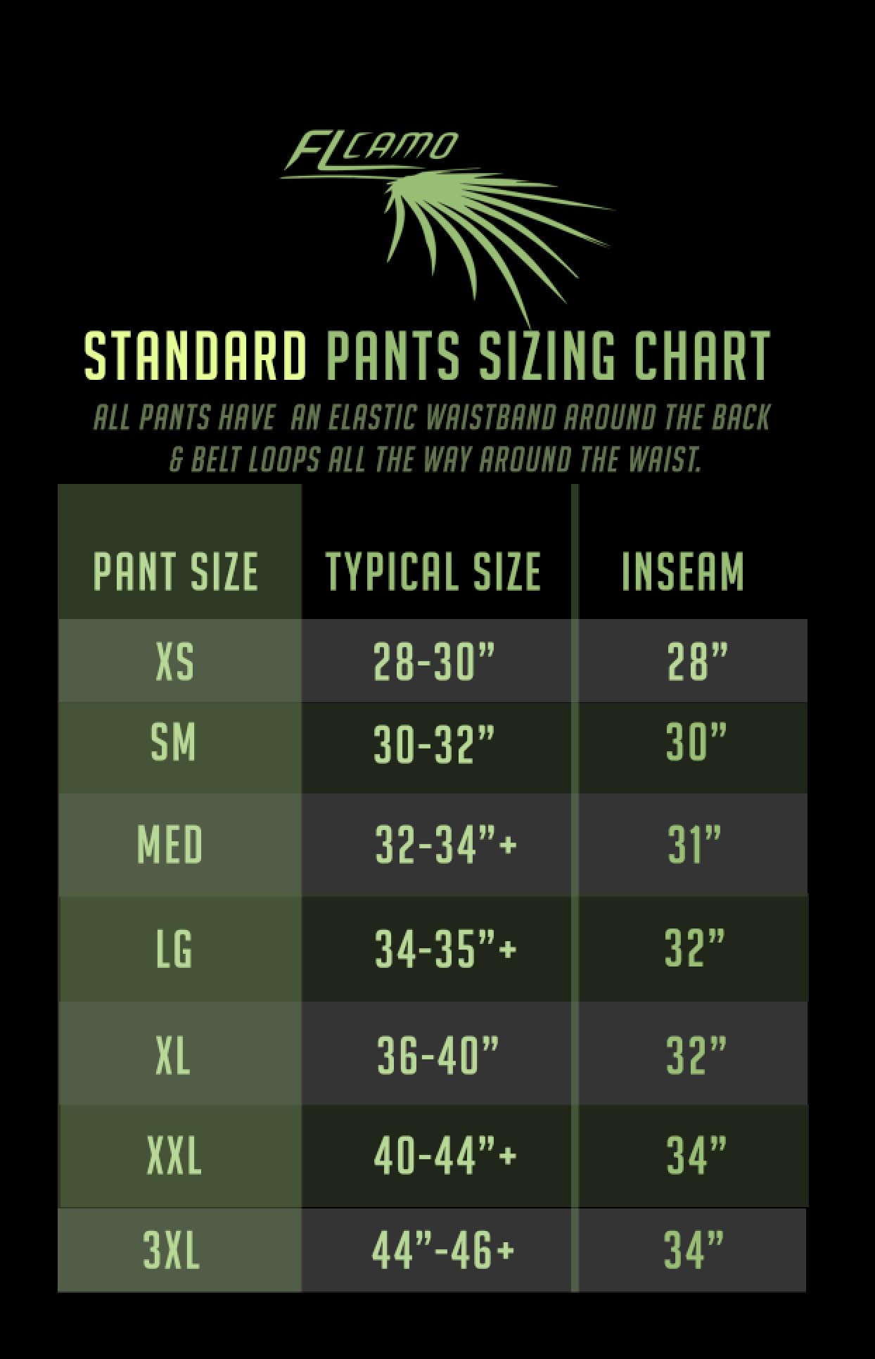 FL Camo Hammock Lightweight Performance Pants (Y-XS)