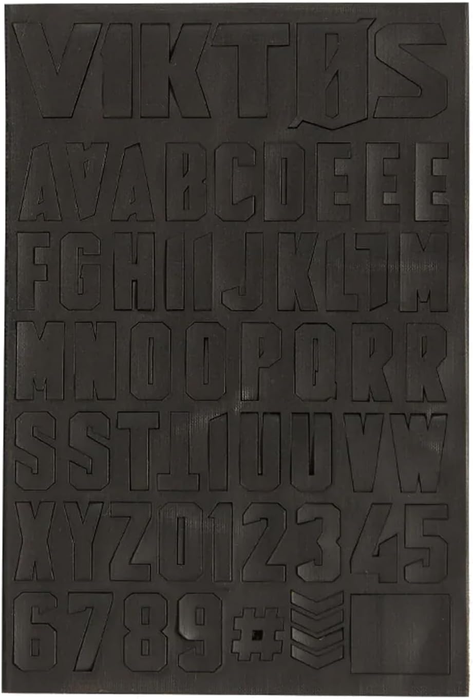 VIKTOS Moralphabet Versatile Creative Durable Hook & Loop Letters - Compatible with Any Item Equipped with a Loop Patch Panel