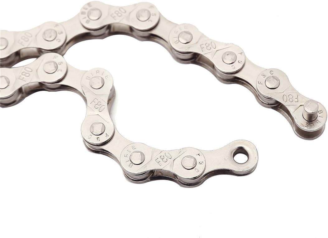 FSC 6,7,8 Speed 116L Bicycle Chains, Silver,Gold (1/2x3/32-Inch)
