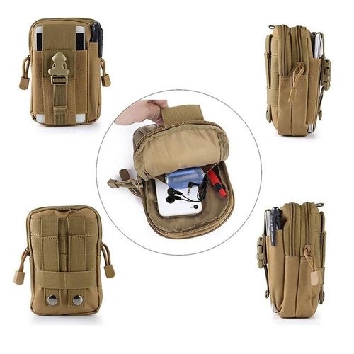 Outdoor Sport Men Women Waist Pack Bum Belt Pouch Bicycle Bags Tactical Bag Hunting Thigh Bag Nylon Phone Bags Wallet (Jungle Camouflage)