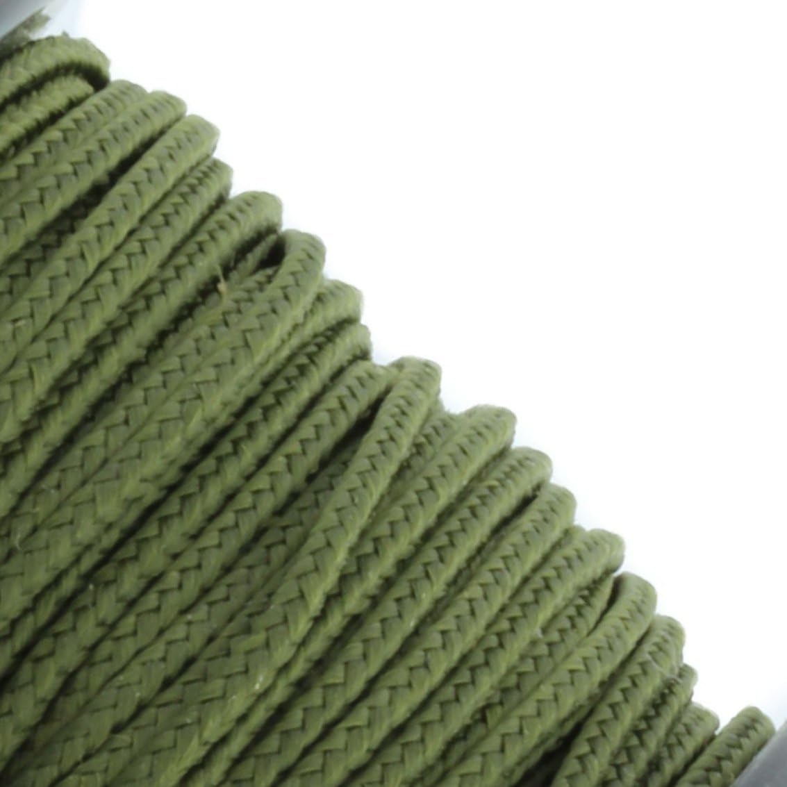 JIG PRO SHOP Black 1.18mm x 125' Micro Cord Paracord - Made in The USA