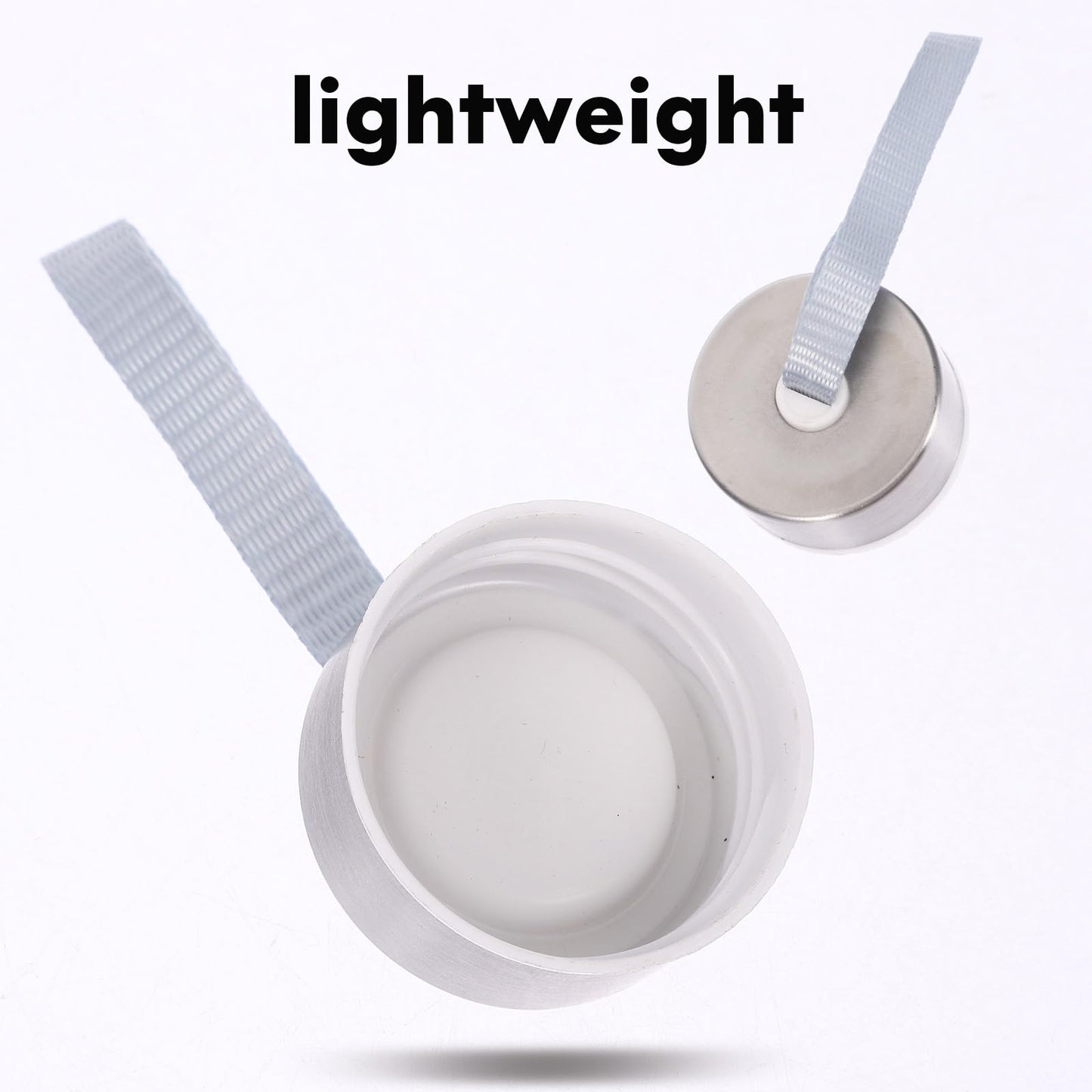 Amosfun 20pcs Water Bottle Replacement Caps - Inner Diameter 38mm, Height 21mm - Universal Screw On Design Portable Bottle Caps with a Rope