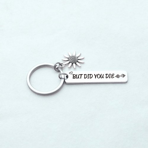 ZQEOU Workout Keychain Fitness Trainer Gift Yoga Workout Keychain Exercise Keychain Fitness Center Keychain, Workout Keychain, Standard