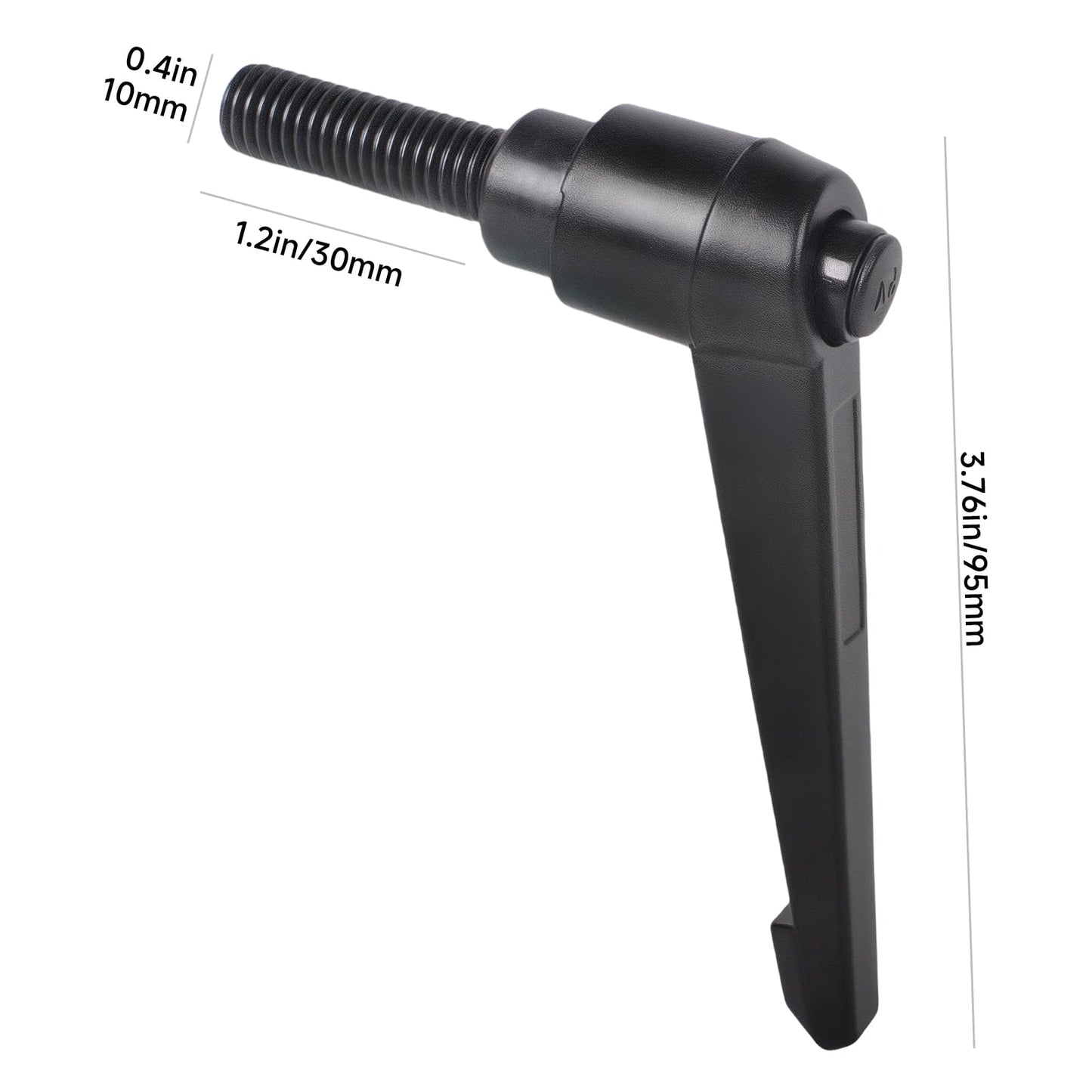 MUGLFPT Exercise Bike Seat and Handlebar Height Adjustment Handle Replacement Part - Compatible with Peloton Bikes, Adjustable Alloy L-Shaped Handle Accessory for Seat and Handlebar Height Adjustment