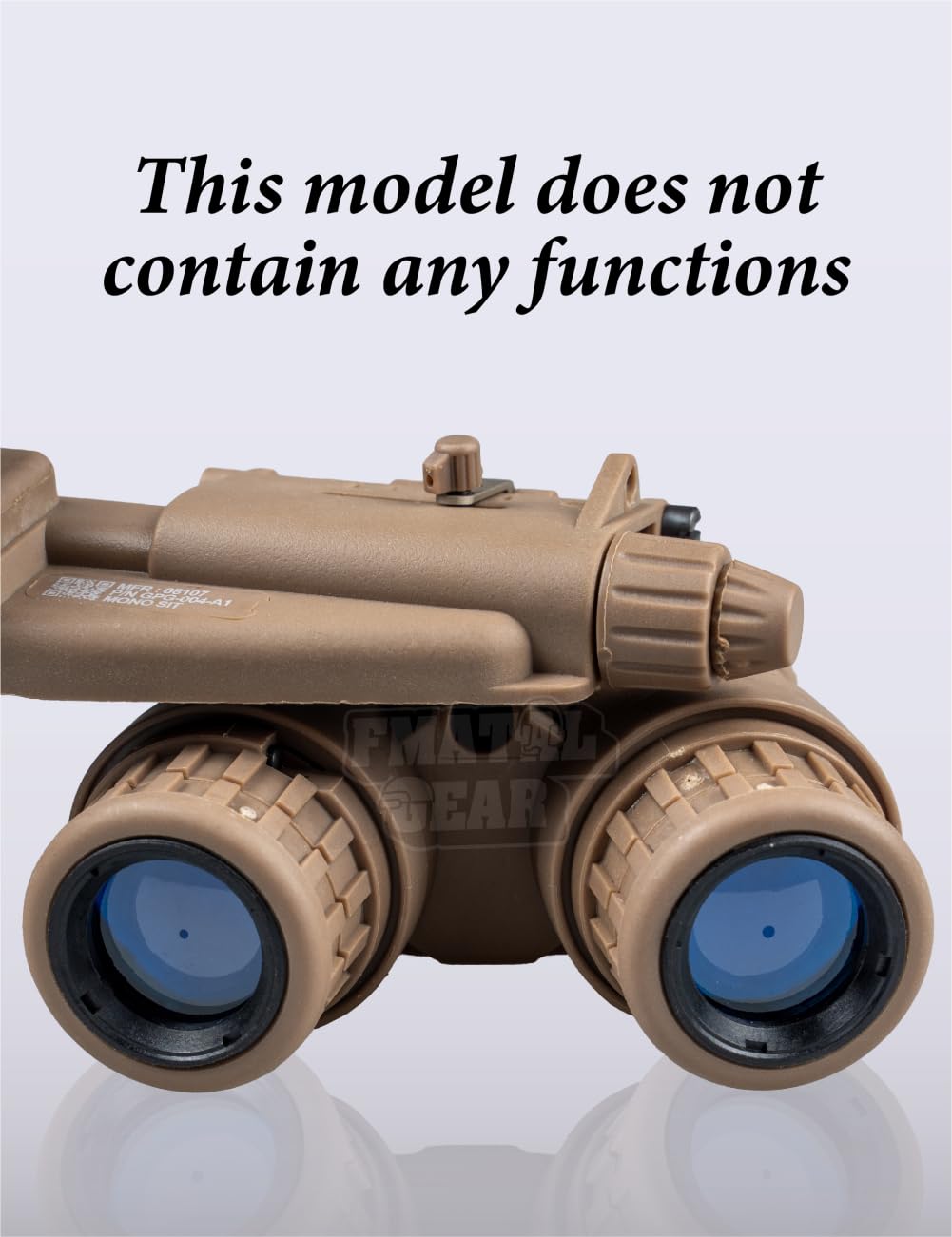 FMATAL GEAR FMA GPNVG 18 Tactical NVG Dummy Model for Tactical Helmet NVG Mount | Paintball Shooting Hunting (DE)