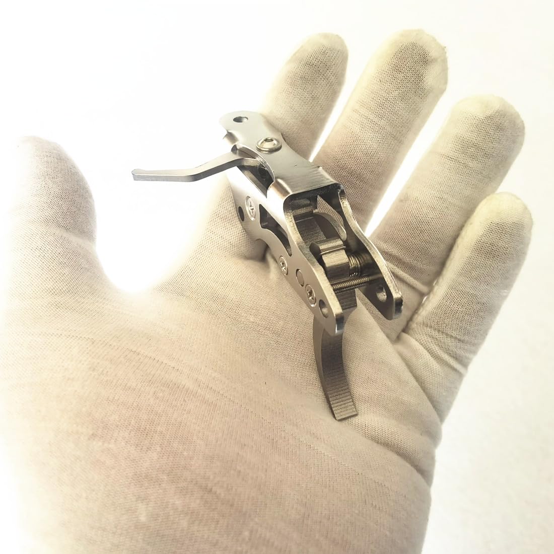 FEIXIA-201A 304 Stainless Steel Fishing Mechanism Submersible Amphibious DIY Full Metal Steel 200 Pounds DIY Speargun Trigger