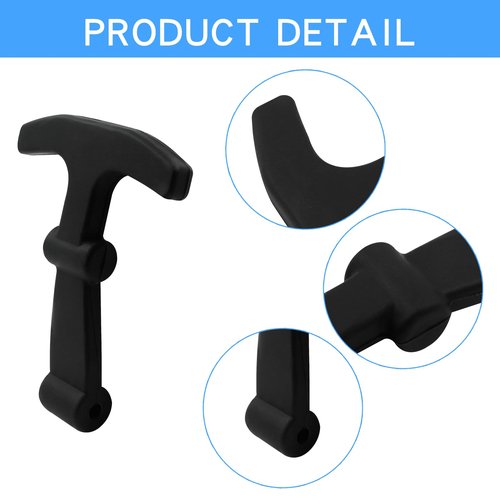 Cionyce 2 Pack Lid Latches Replacement Rubber Cooler Lid Latches Ergonomically Improved Design Coolers T-Latches