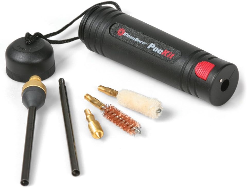 Kleenbore Gun Care PocKit Handgun Cleaning Set (.44/.45 Caliber),Black,POC226
