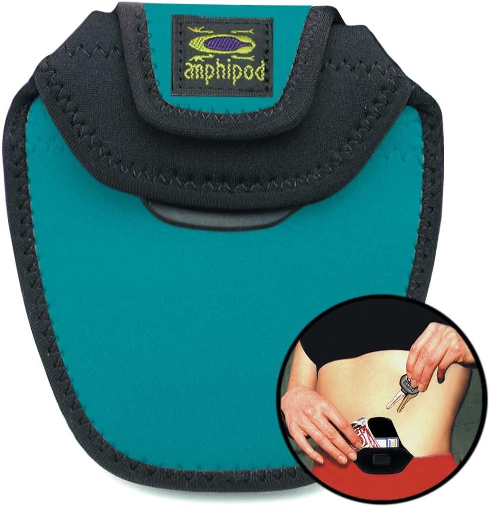 Amphipod Micropack LandSport Lock On Pouch for Cash, ID, Gel & Key Storage for Running & Walking - Royal Blue