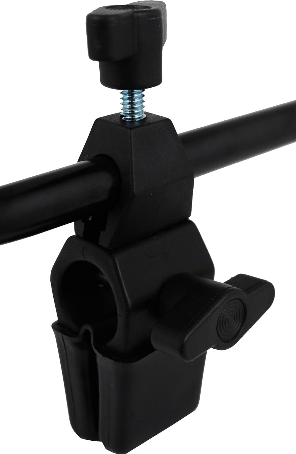 attwood 13066-7 Universal Adjustable Clamp-On Water Ski Rear View Boat Mirror, Black