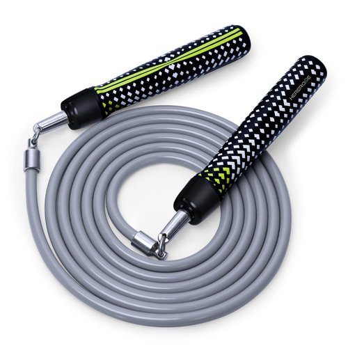 Hererope Weighted Jump Ropes for Men & Women, 1LB Jump Rope Weighted With Ball-bearing, No-Slip Grip, Durable Steel Cable, Heavy Jump Rope Designed for Fitness, High-Intensity Strength Workouts, crossfit